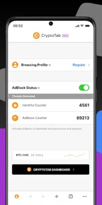 CryptoTab Browser Max Speed android App screenshot 4